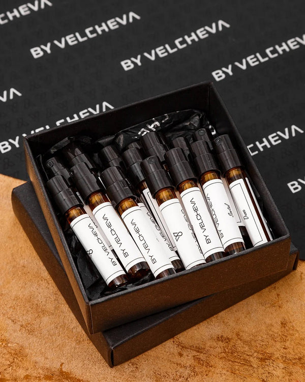 19 Mini Sprays From The By Velcheva Fragrance Collection - BY VELCHEVA