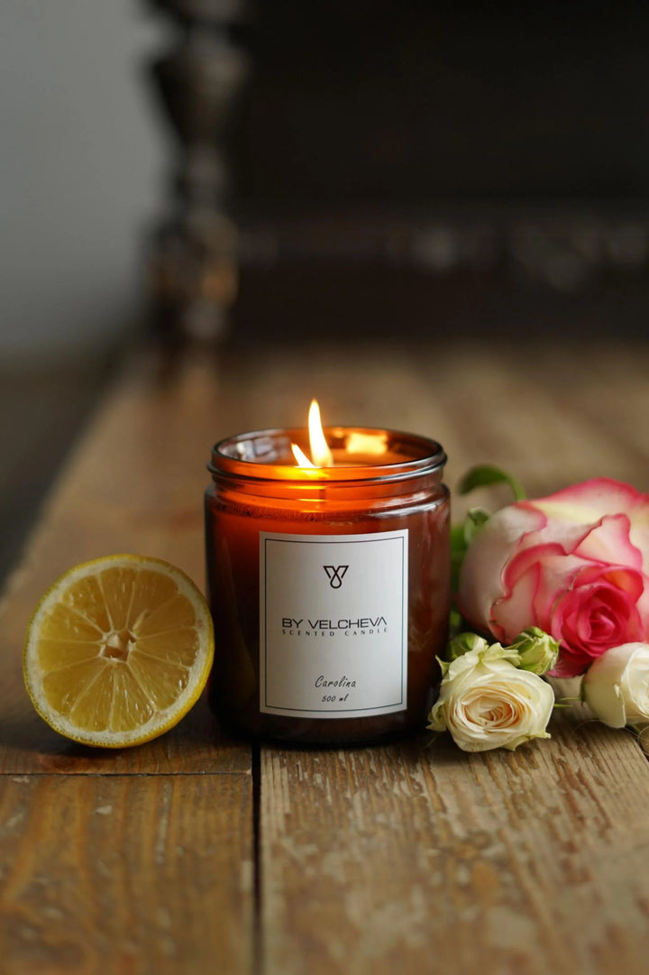 CAROLINA - Aroma Candle - BY VELCHEVA