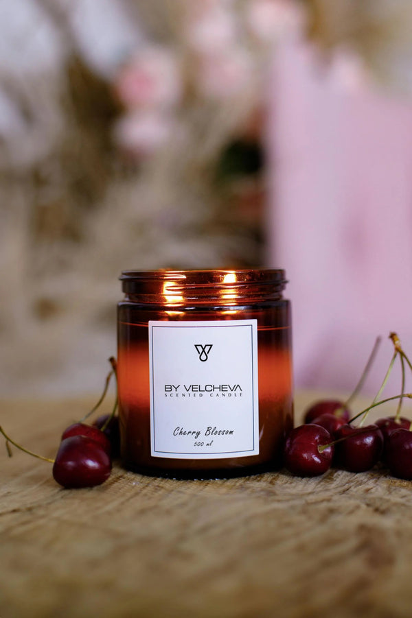 CHERRY BLOSSOM - Aroma Candle - BY VELCHEVA