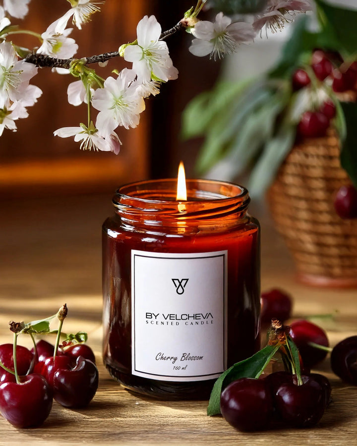 CHERRY BLOSSOM - Aroma Candle - BY VELCHEVA