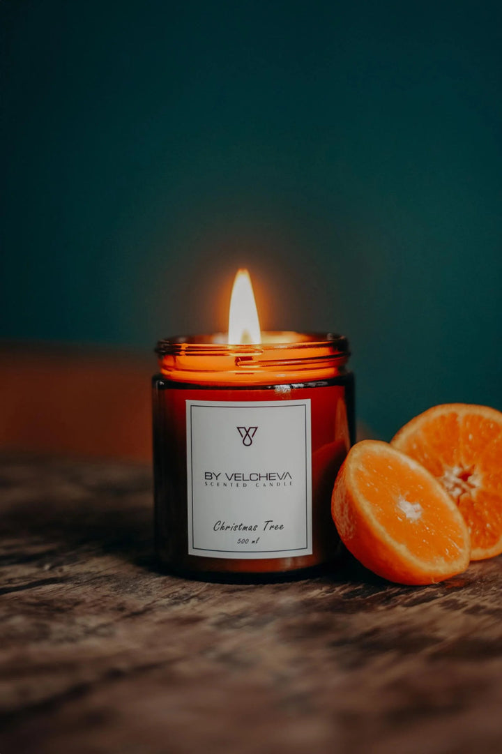 CHRISTMAS TREE - Aroma Candle - BY VELCHEVA