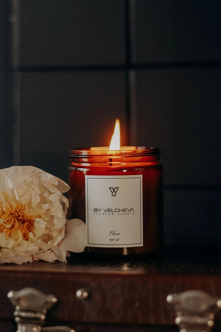 FLEUR - Aroma Candle - BY VELCHEVA