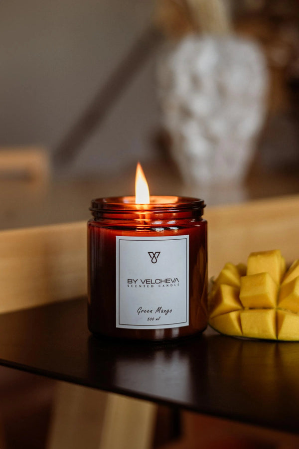 GREEN MANGO - Aroma Candle - BY VELCHEVA