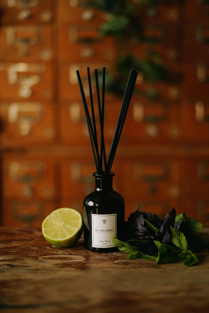 LIME BASIL - Reed Diffuser - HARMONIA HOMES