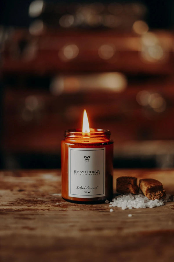SALTED CARAMEL - Aroma Candle - HARMONIA HOMES