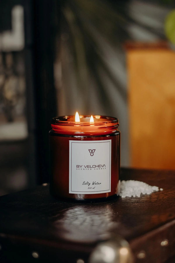 SALTY WATER - Aroma Candle - HARMONIA HOMES