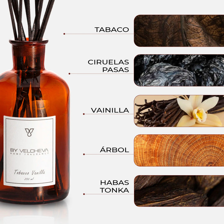 TOBACCO VANILLA - Reed Diffuser - HARMONIA HOMES